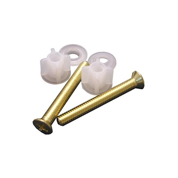 Larsen Supply Co PB Oak Toil Seat Bolt 14-1069
